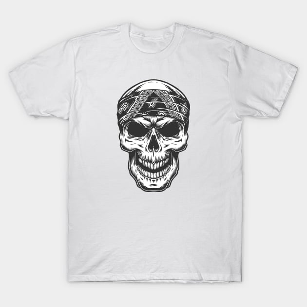 Cholo skull T-Shirt by Wisdom-art